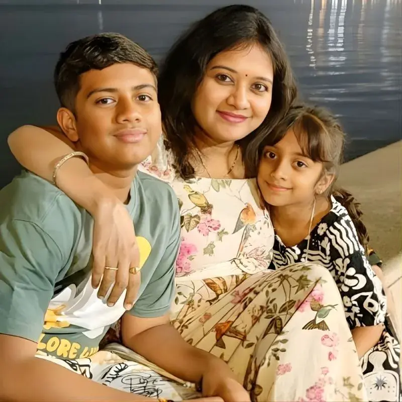 Happy Indian mother and child sharing a calm moment, representing successful parenting